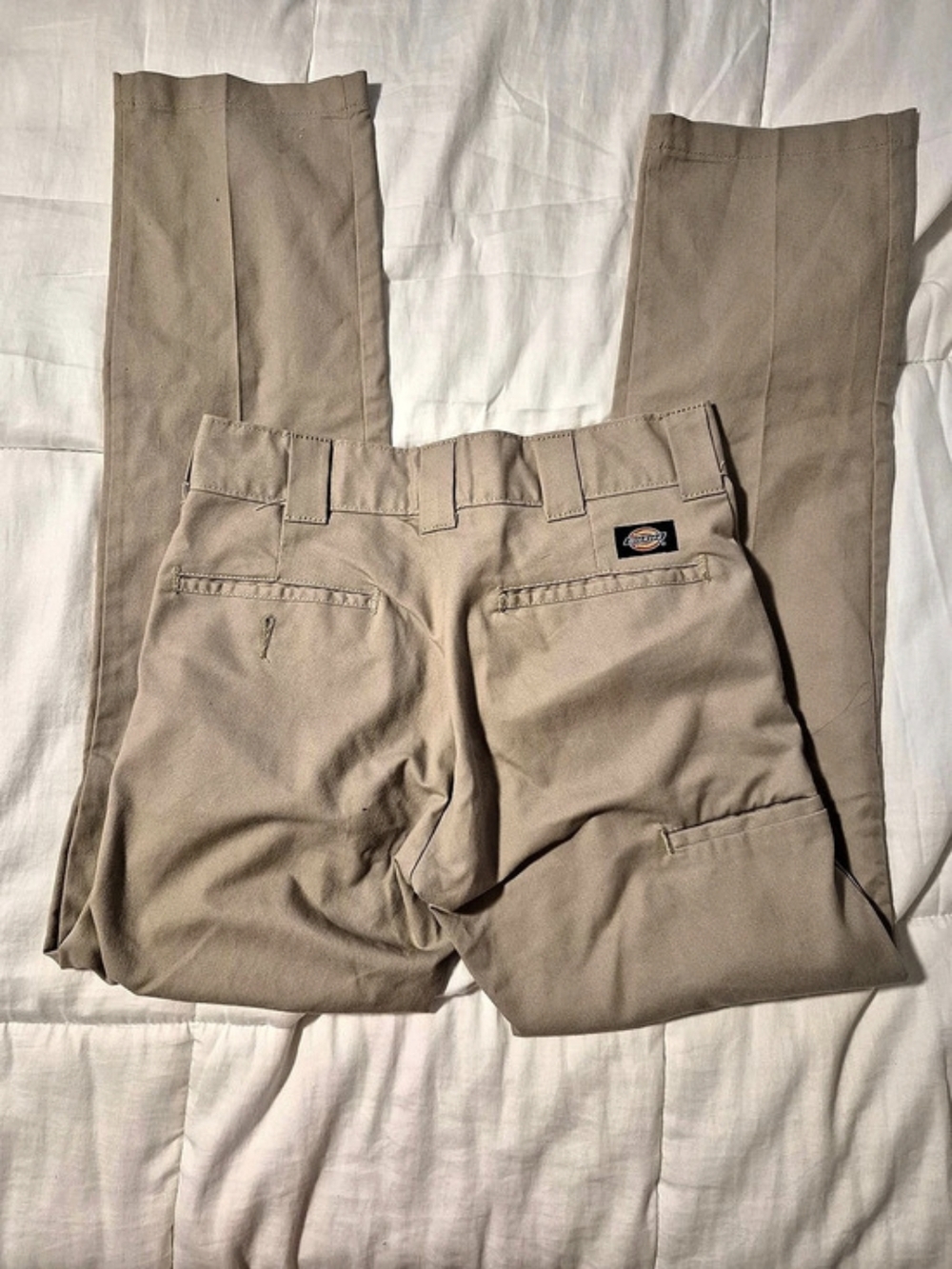 Dickies Slim Tapered Flex Work Pants Brown Waist 28x32